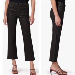 PLUS Joe’s Jeans NWT The Callie High Rise Black Coated Cropped Boot Cut Jeans 32